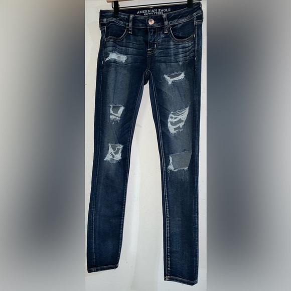 American Eagle Outfitters Denim - American Eagle Outfitters Super Stretch Super Low Jegging